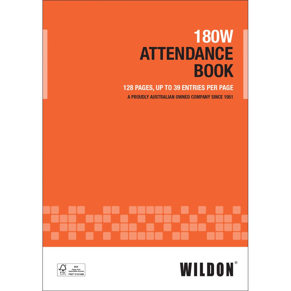 SP- BOOK WILDON ATTENDANCE 180W