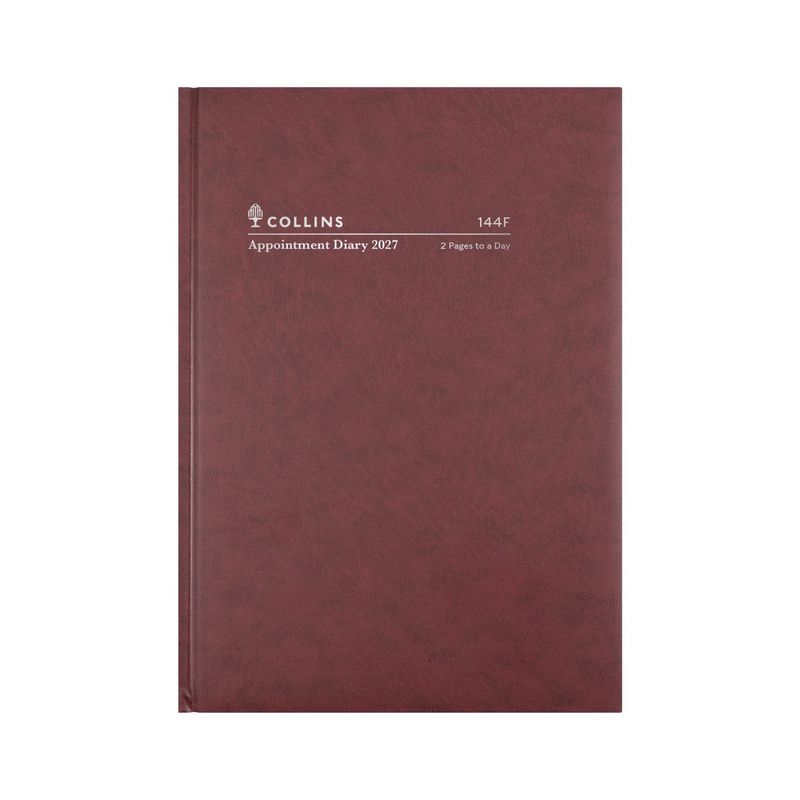 DIARY 2027 COLLINS A4 144F.P78-27 DTP BURGUNDY
