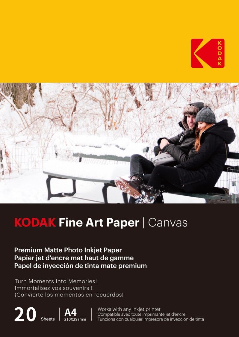 SP- PHOTO PAPER KODAK A4 FINE ART PAPER-CANVAS 230GSM PK20 SP- PHOTO PAPER KODAK A4 FINE ART PAPER-CANVAS 230GSM PK20