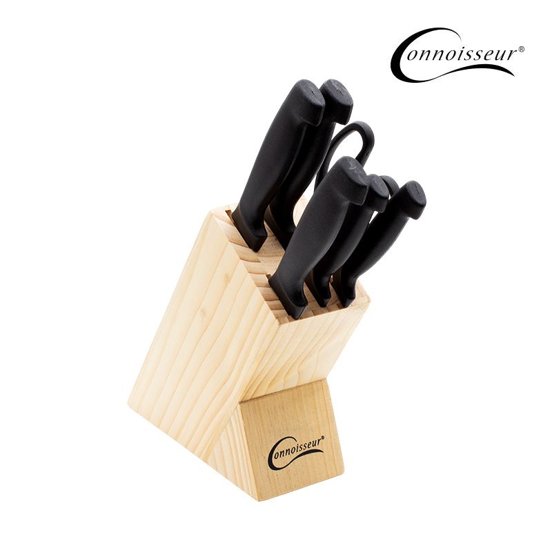 SP- KNIVES CONNOISSEUR 7 PIECE KNIFE BLOCK SET