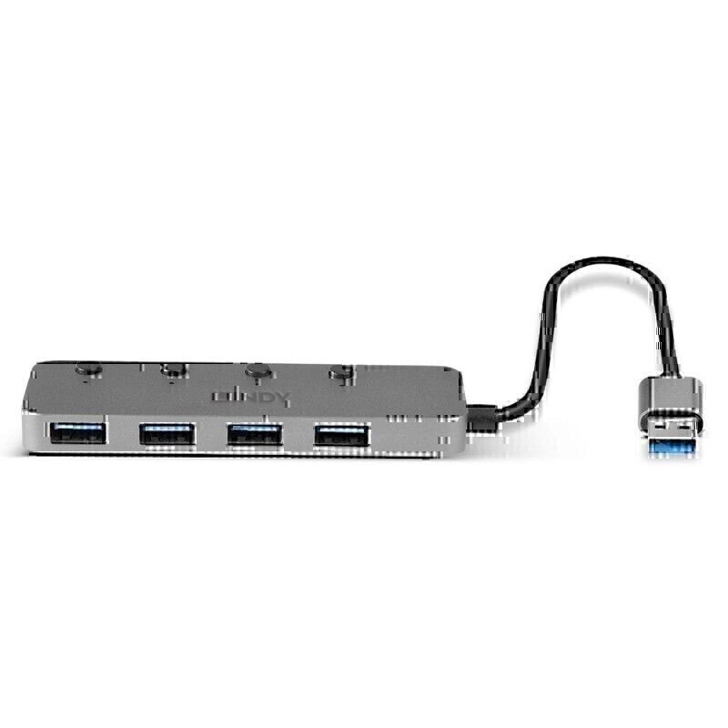 Lindy 4 Port USB 3.0 Hub Switc