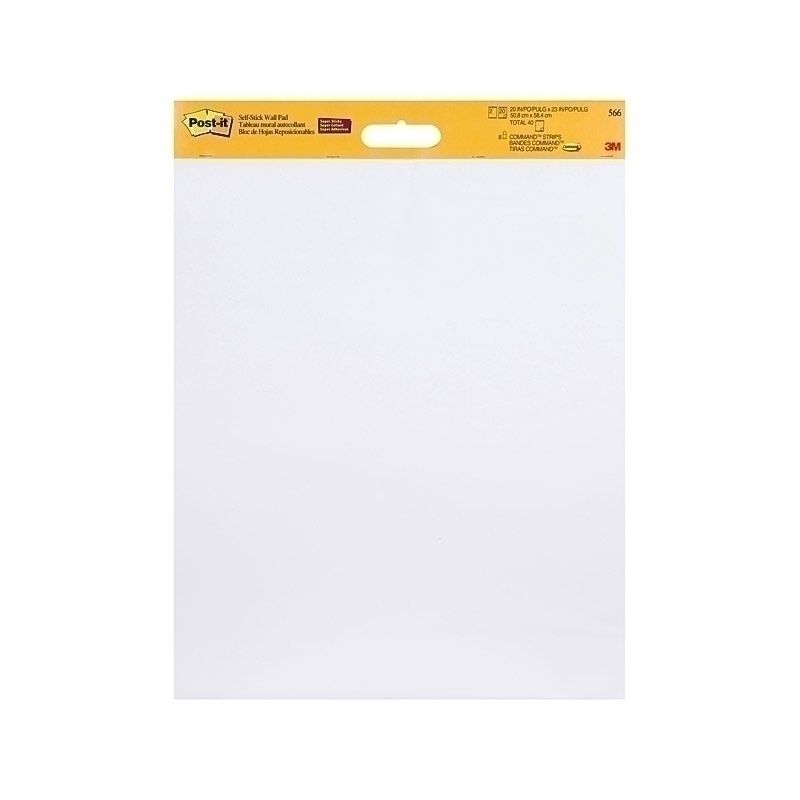 PostIt Wall Pad 566 2/Pad Bx2