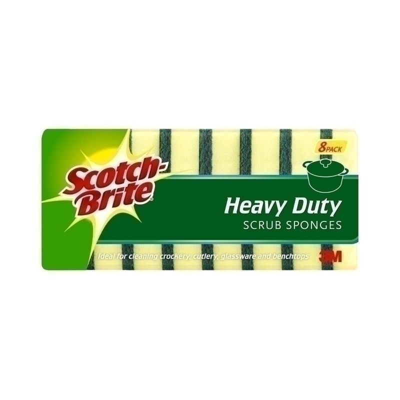 SB Scrub Sponge H/Duty Pk8
