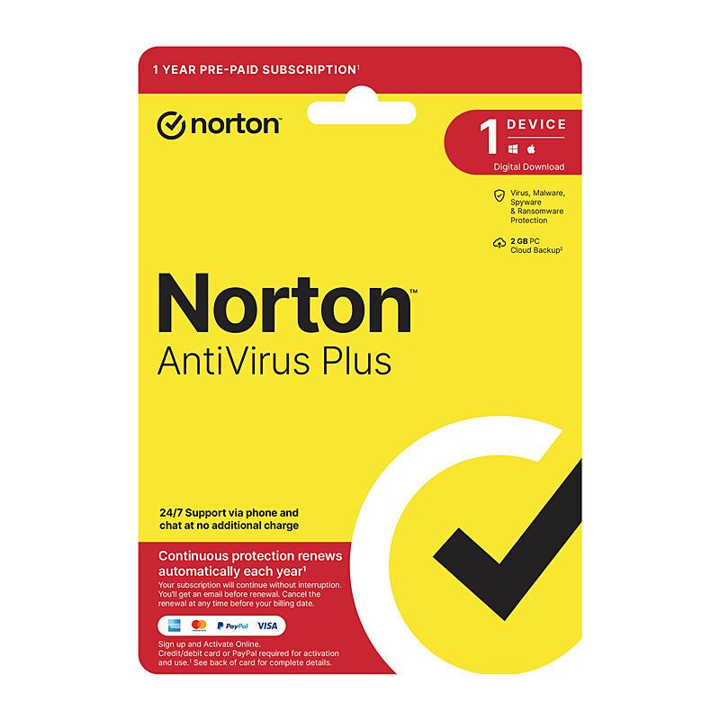 Norton AntiVirus 1U 1D KEY