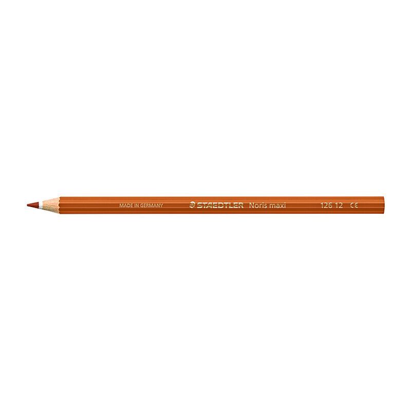 Staedtler Noris Club MAXI Learner Colour Pencil - 12 Pack - Brown