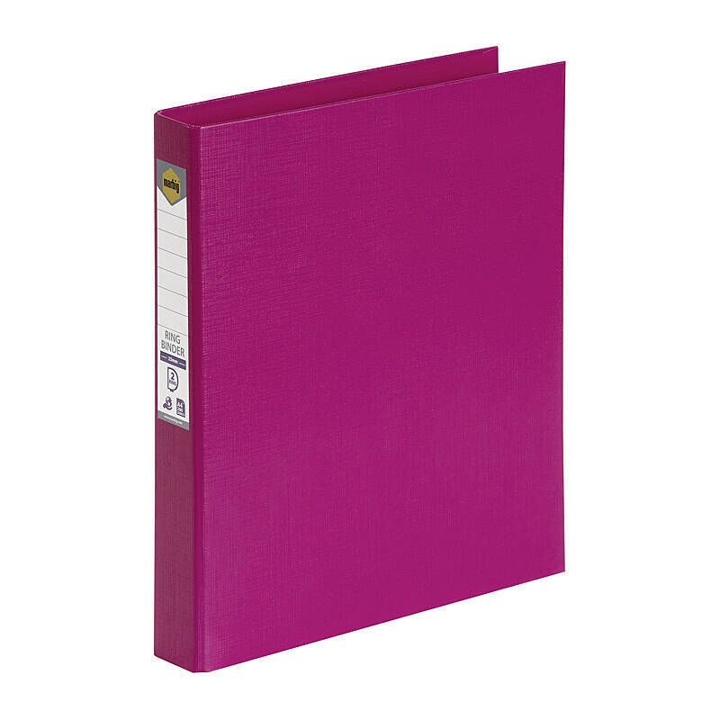 Marbig Ring Binder A4 25mm 2D Pe Pink