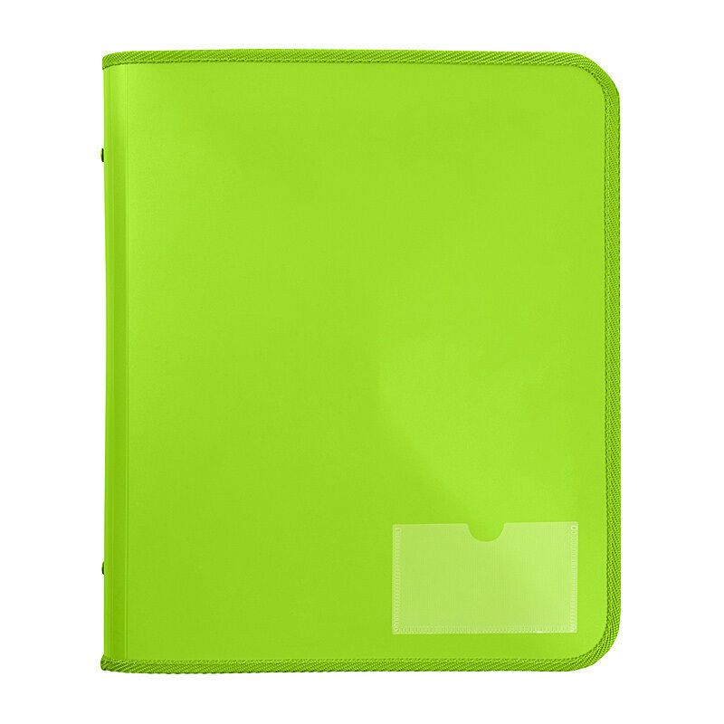 Marbig Zipper Binder W/ Tech Case 25mm 2D Lime