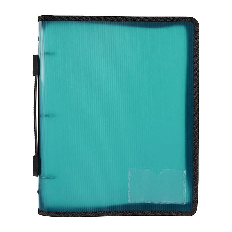 Marbig Zipper Binder With Handle 25mm 3O Green