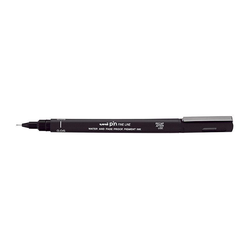 uni Pin FineLiner0.05 Blk Bx12