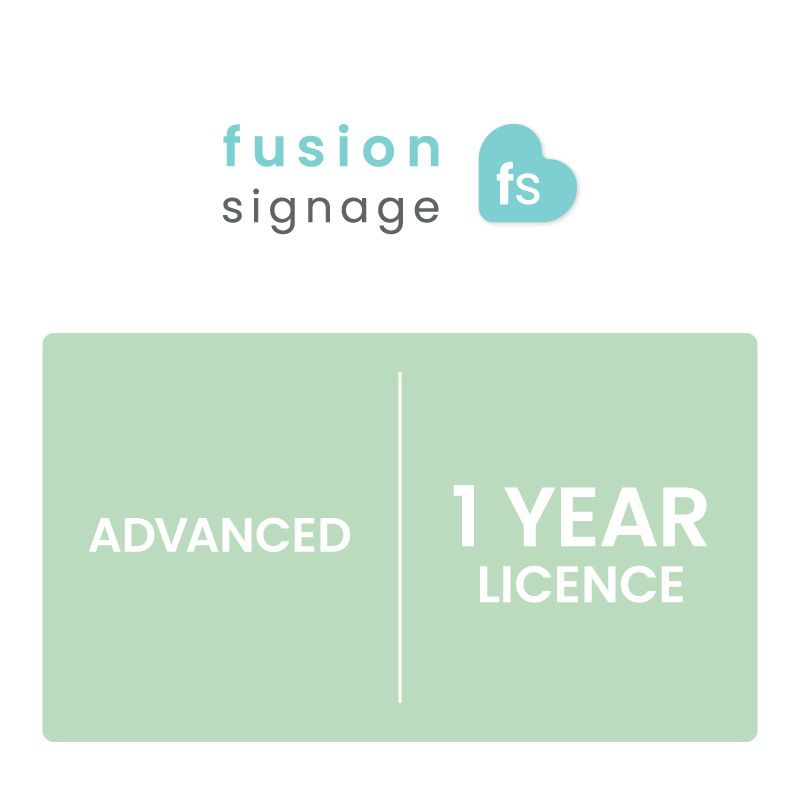 Fusion Signage Adv 1 Year