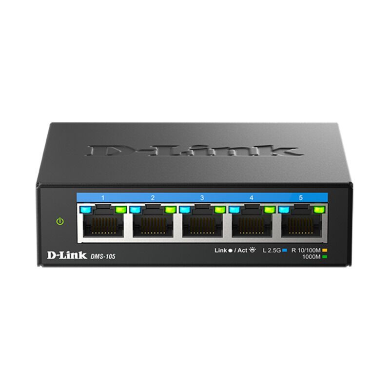 D-LINK DMS-105 5-Port Multi-Gigabit Desktop Switch