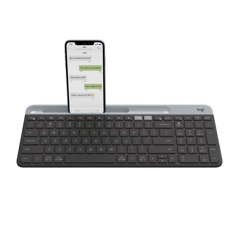 Logitech K580 Slim Multi-Device Wireless Keyboard (Graphite)