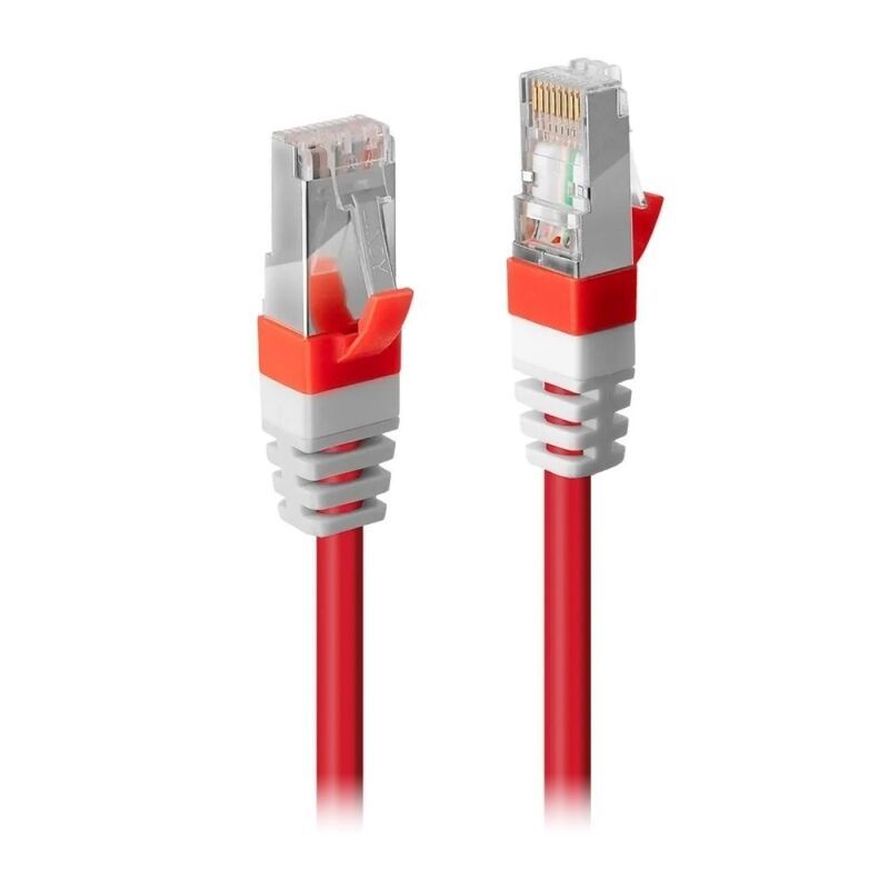 Lindy 1m CAT.6A S/FTP LSZH Gigabit Ethernet Cable - Red