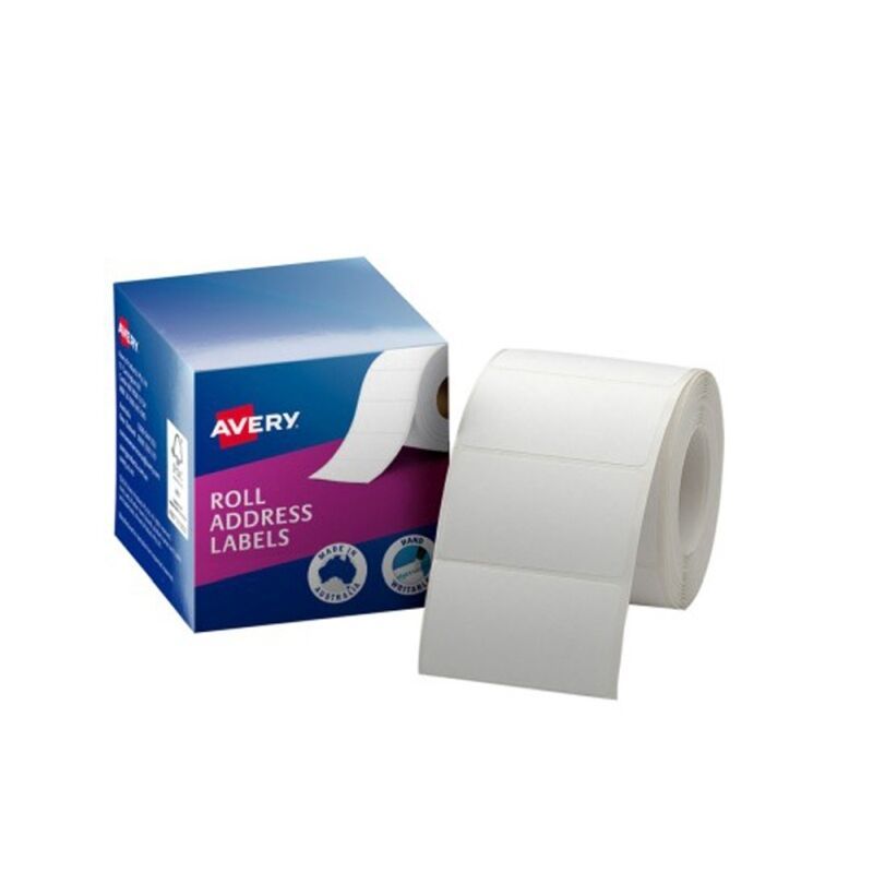 Avery 63x36mm Address Label Roll 500-Labels - Box of 5