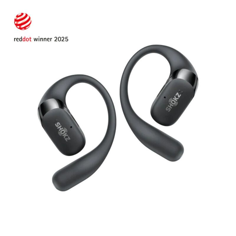 Shokz OpenFit 2+ Open-Ear True Wireless Earbuds - Black
