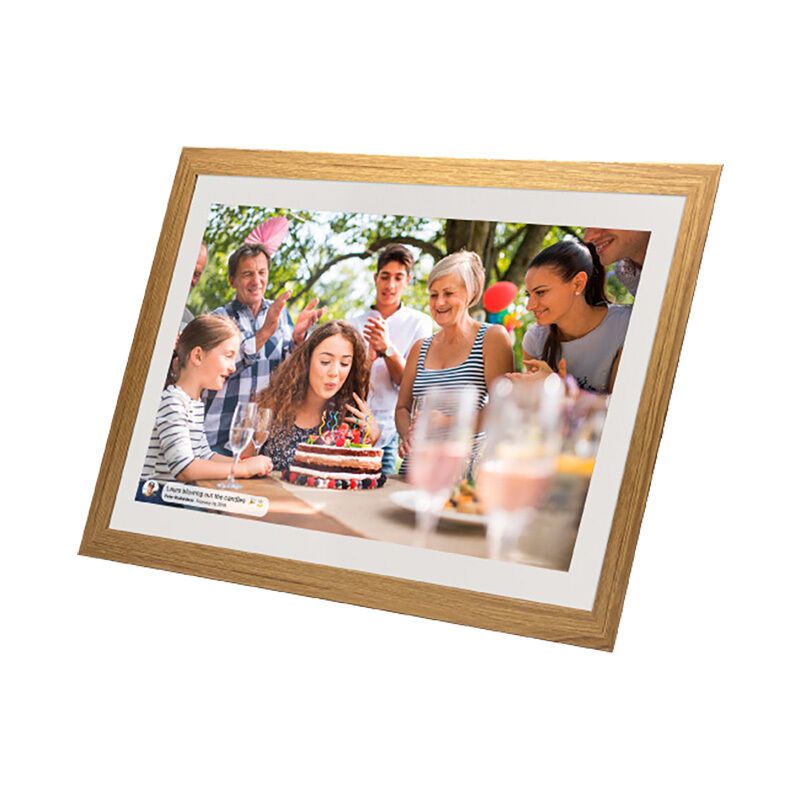Frameo 15.6'' Smart Photo Frame - White Oak