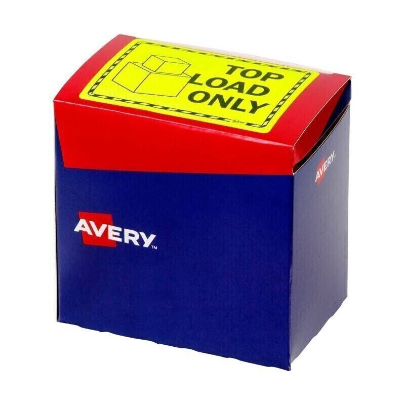 Avery 932617 Message Label Top Load Only Flouro Yellow 750 Pack