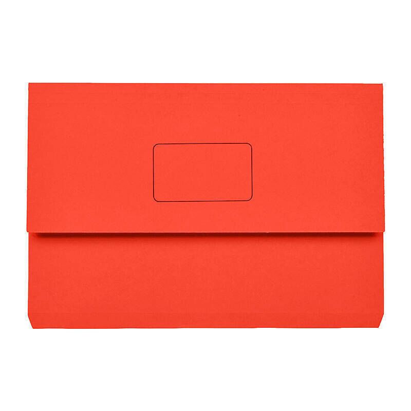Marbig Slimpick Foolscap Document Wallet Red