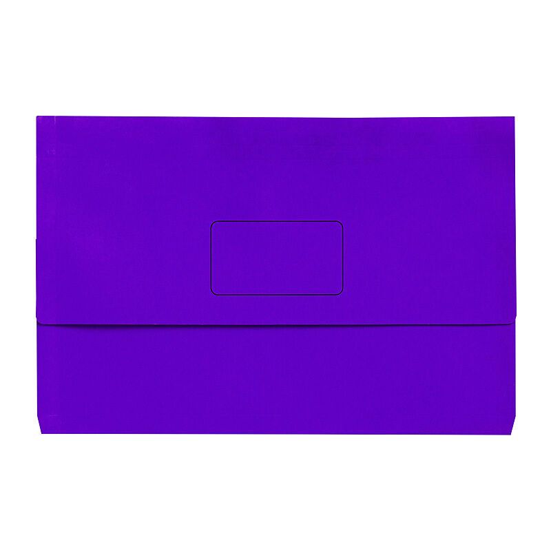 Marbig Slimpick F/C Document Wallet Brt Prpl Pk10