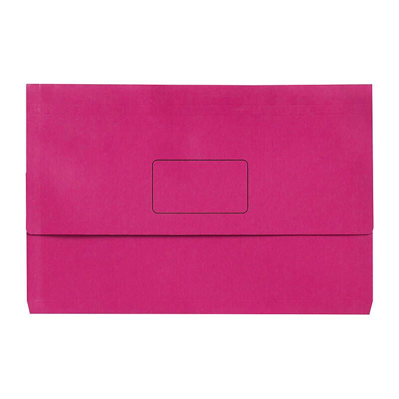 Marbig Slimpick Foolscap Document Wallet Pink