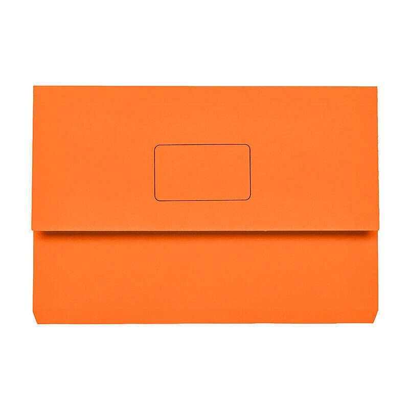 Marbig Slimpick Foolscap Document Wallet Orange