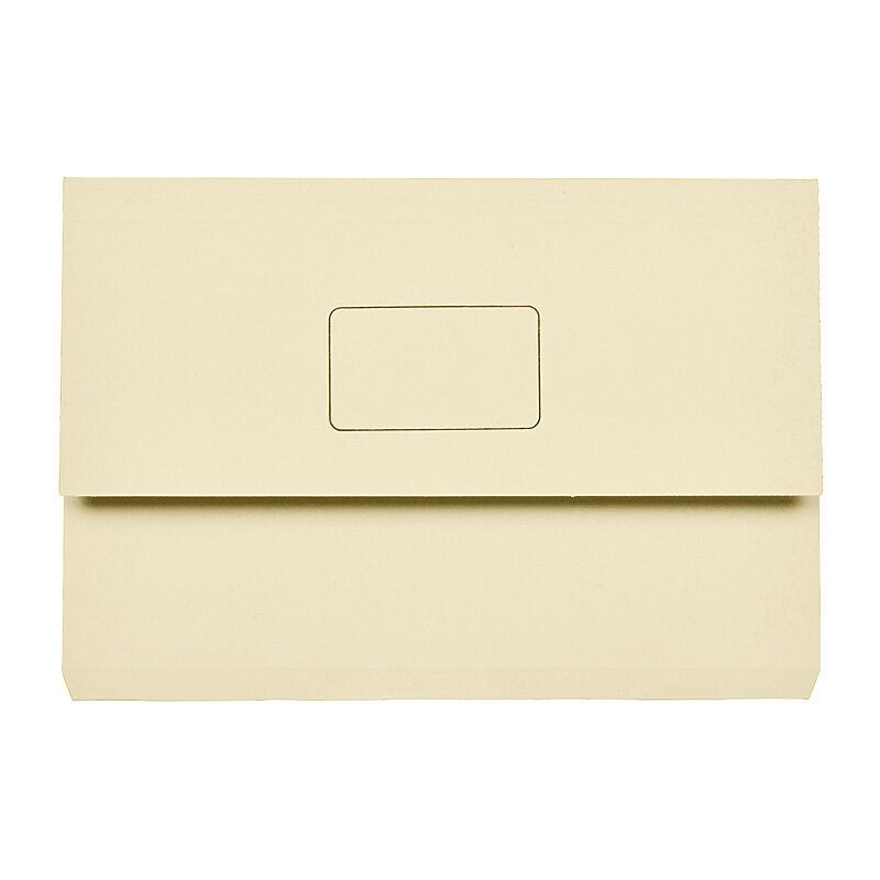Marbig Slimpick Foolscap Document Wallet Buff