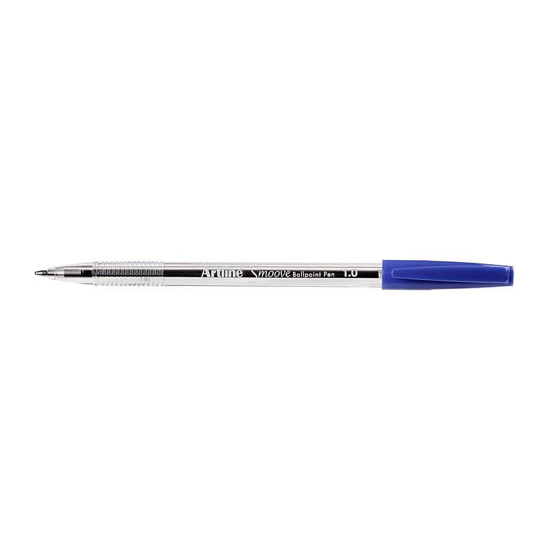 Artline Smoove Ballpoint Pen Medium Blue Bx12