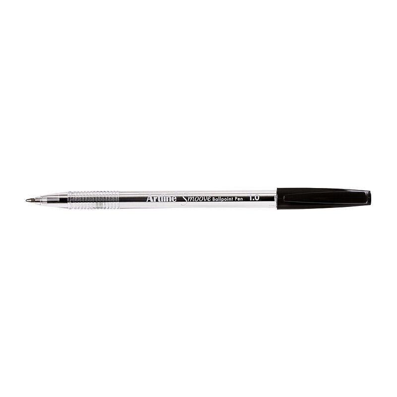 Artline Smoove Ballpoint Pen Medium Black Bx12