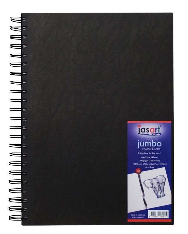 VISUAL DIARY JASART A4 WIRE BOUND JUMBO