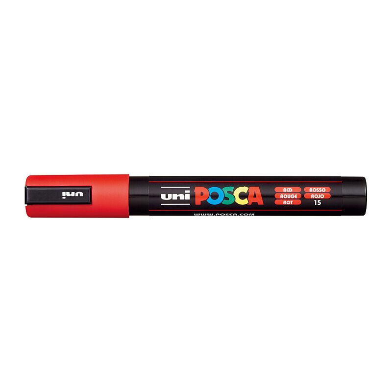 Posca PC-5M Med Blt Paint Red