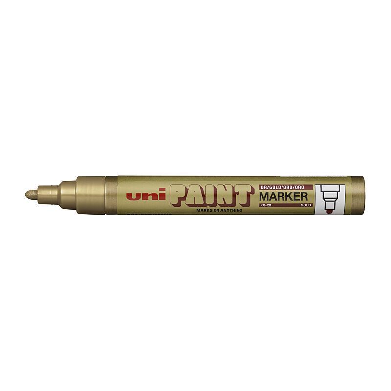 uni Pnt Mrk Blt PX20 Gold Bx12