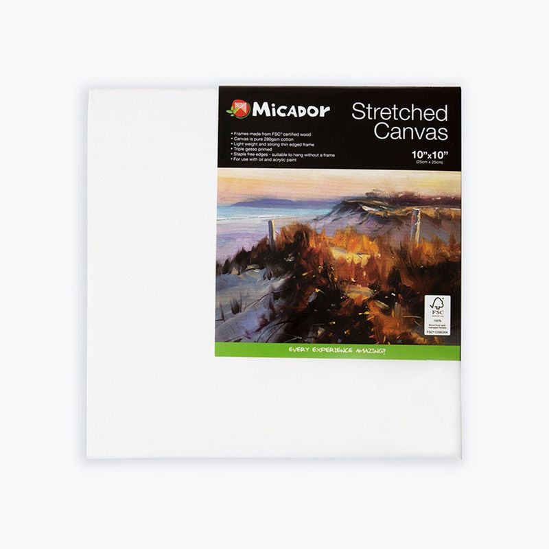 CANVAS MICADOR 254X254MM (10X10IN) STRETCHED