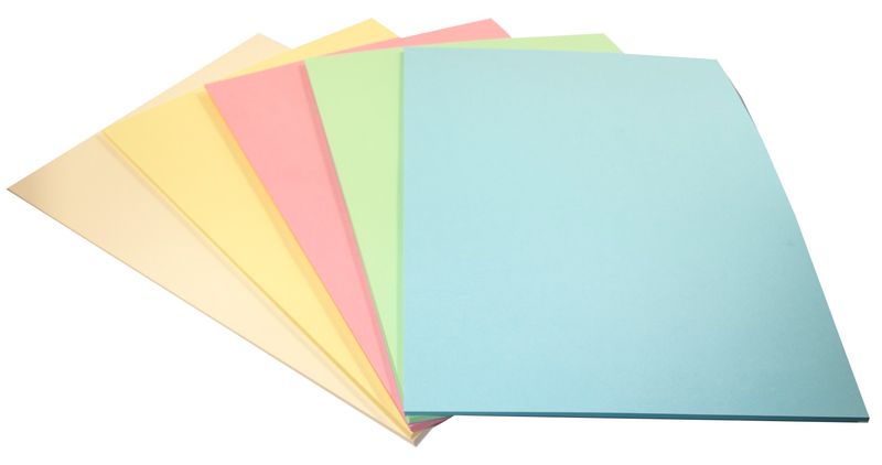 CARDBOARD RAINBOW SPECTRUM 220GSM A4 100 SHEETS PASTELS