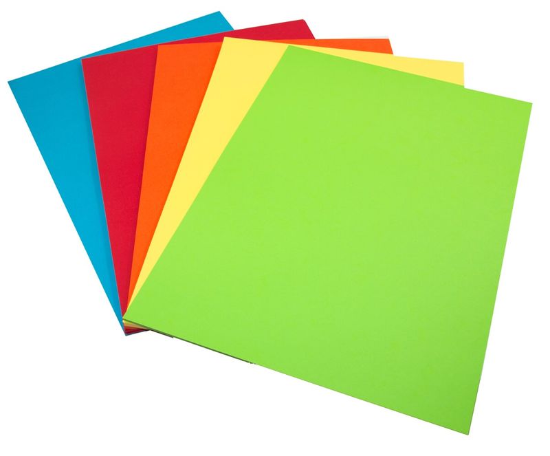CARDBOARD RAINBOW SPECTRUM 220GSM A4 100 SHEETS BRIGHTS