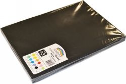 CARDBOARD RAINBOW A3 SPECTRUM 220GSM BLACK PK100