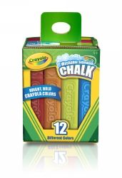 CHALK CRAYOLA WASHABLE SIDEWALK PK12