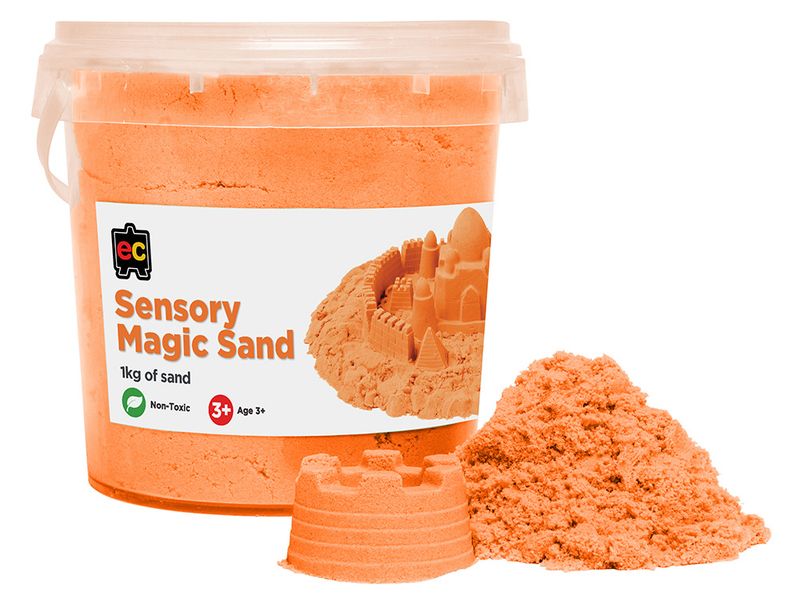 SENSORY SAND EC 1KG MAGIC ORANGE