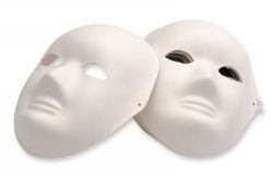 PAPER MACHE MASKS EC FULL FACE PK24