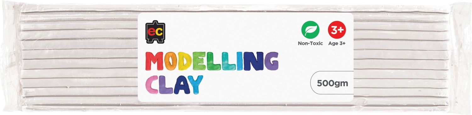CLAY MODELLING EC 500G WHITE