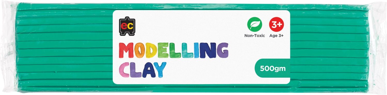 CLAY MODELLING EC 500G DARK GREEN