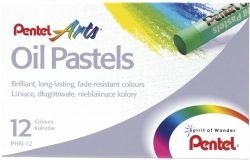 OIL PASTELS PENTEL ASST PK12