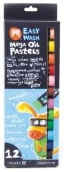PASTELS OIL MICADOR MEGA EASY WASH PK12