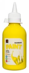 PAINT EC 250ML RAINBOW JUNIOR ACRYLIC BRILLIANT YELLOW