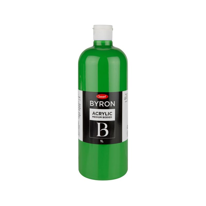 PAINT JASART BYRON ACRYLIC 1 LITRE GREEN LIGHT