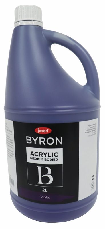 PAINT JASART BYRON ACRYLIC 2 LITRE VIOLET