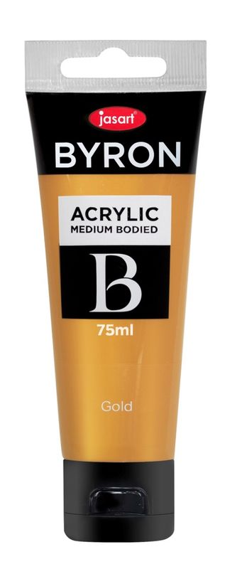 PAINT JASART BYRON ACRYLIC 75ML GOLD