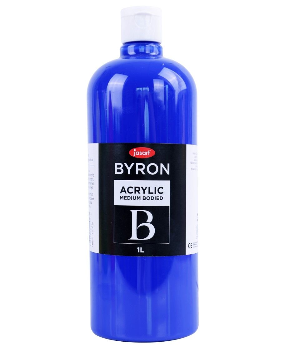 PAINT JASART BYRON ACRYLIC 1 LITRE WARM BLUE