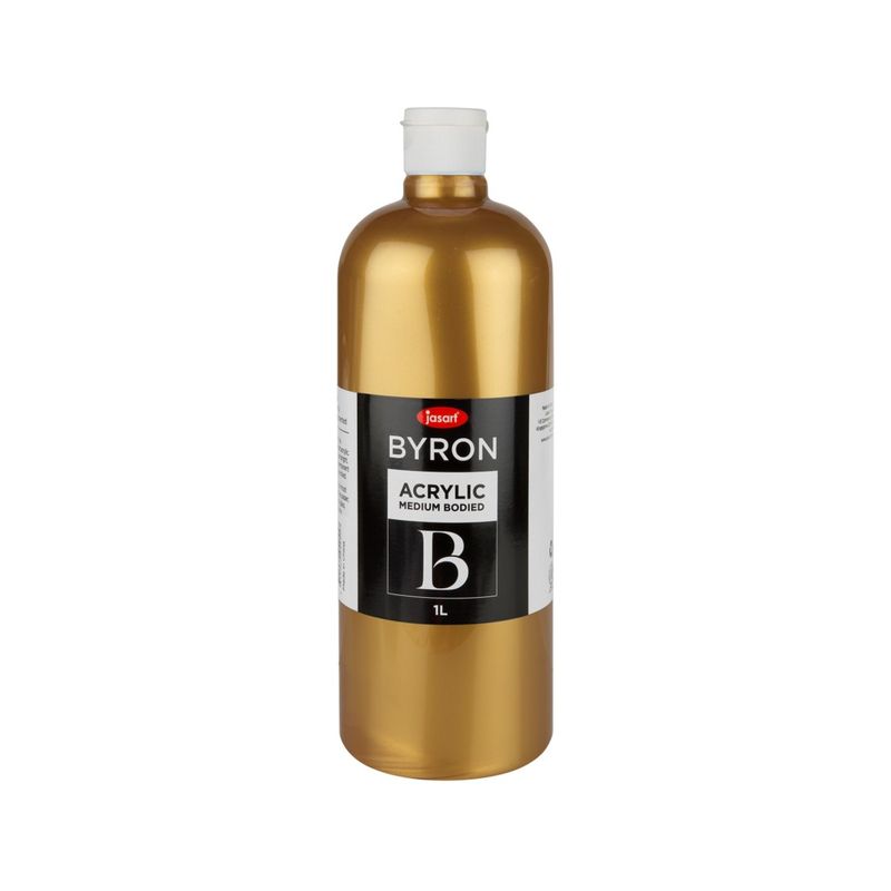 PAINT JASART BYRON ACRYLIC 1 LITRE GOLD