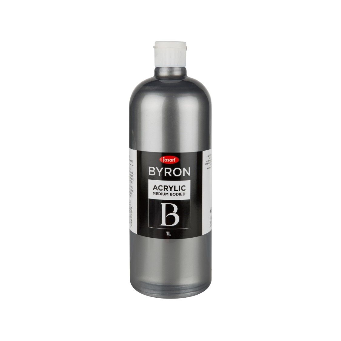 PAINT JASART BYRON ACRYLIC 1 LITRE SILVER