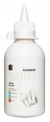 PAINT EC 250ML RAINBOW JUNIOR ACRYLIC WHITE